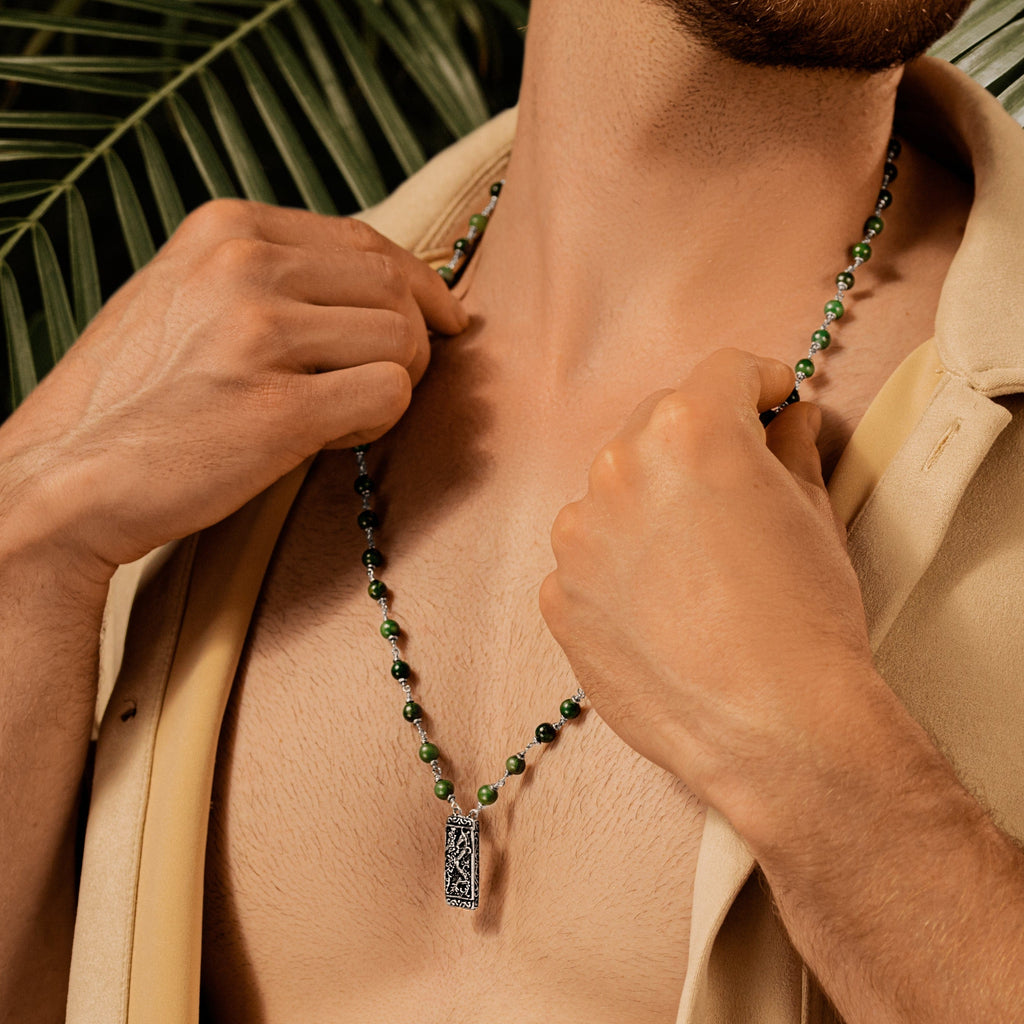 Spiritual Beads Necklace with Pavé, 6mm | David Yurman